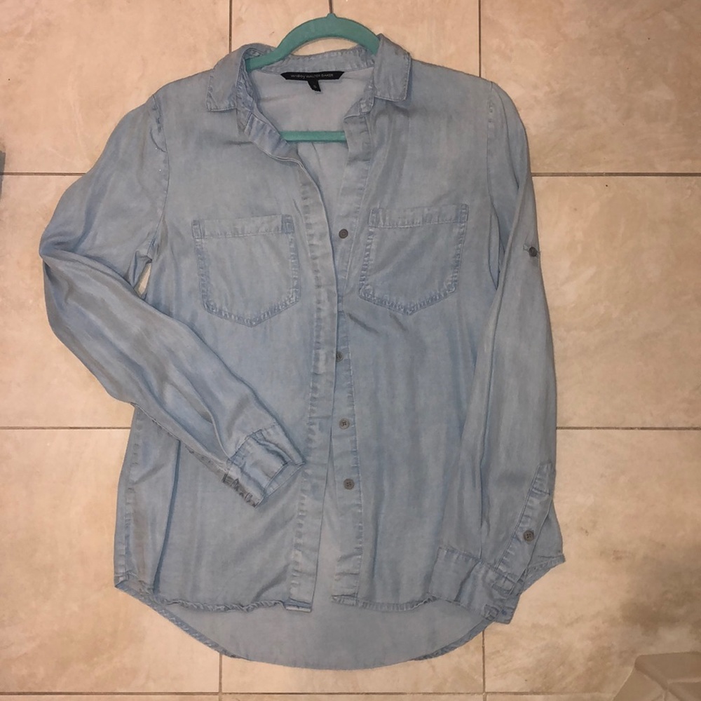 Walter Baker Nessa Chambray Blouse